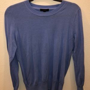 J Crew cotton periwinkle sweater